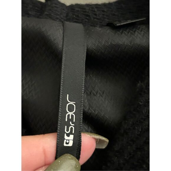 Joe's men's hooded bomber jacket size M Minimalist Casual closet staple wool ble - Picture 3 of 10